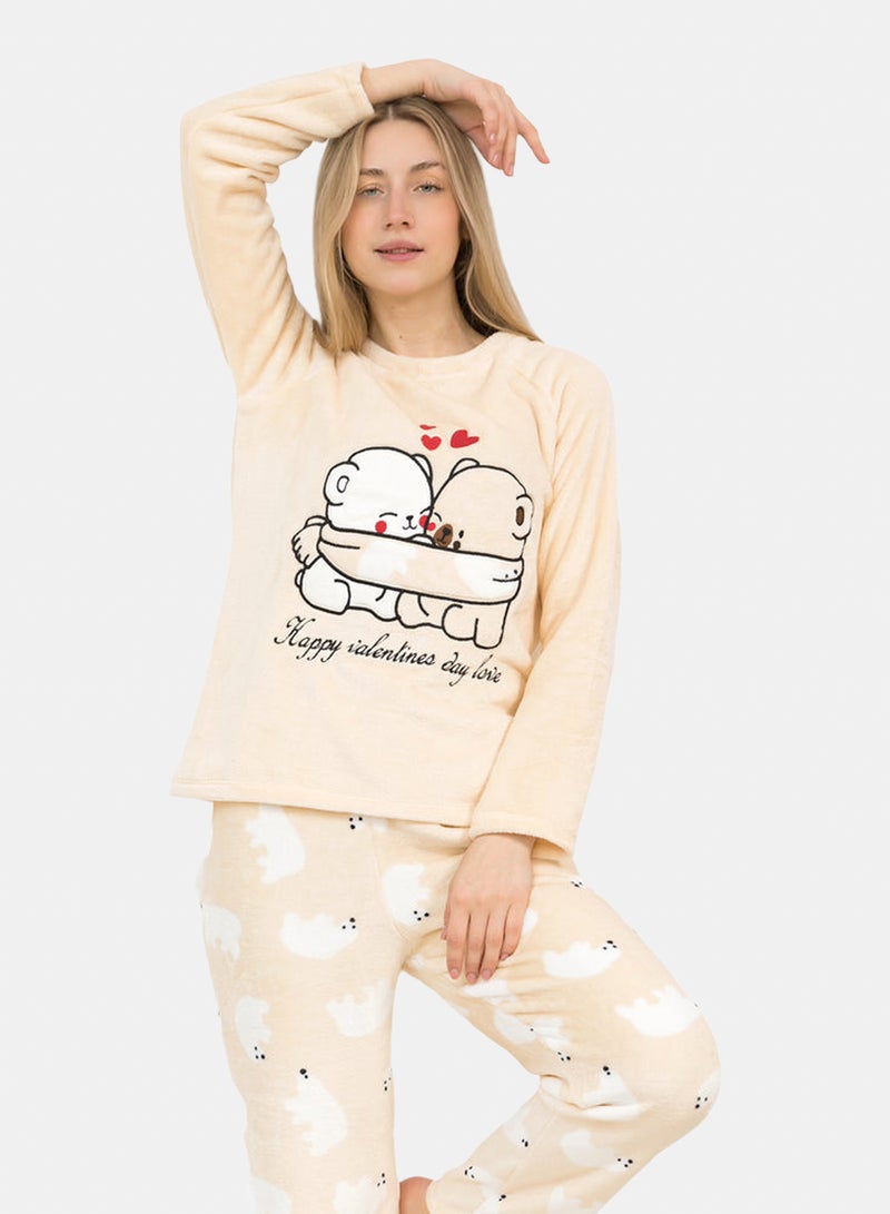 Elegant Polar PJ -Happy Valentine's Day my Teddy Love - Image 2